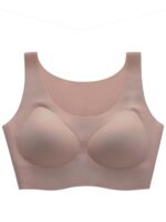 Buy DClub Comfort Revolution Seamless Bra Easy lite Full-Coverage Wireless Everyday Bra with CloudSoft Comfort with Removable Pad. Nude - Image 9
