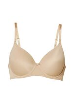 Buy Van Heusen Women T-Shirt Bra - Polyamide Elastane - Plush Back No Slip Strap, Flexi Wire, Padded, Full Coverage, High Stretch_22003_Skin_36D - Image 7