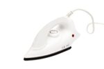Buy Pigeon 1000 Watts Dry Iron Greblon Dual Non Sick Sole Plate with German Coating Technology | 360 Cord Swivel | Thermal Safety Fuse | WHITE Online at Low Prices in India - 