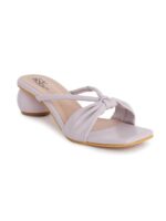 Buy TRYME Casual and Classy Purple Kitten Heel Fashion Chunky Heel Sandals Light Weight Comfortable & Trendy Block Heels for Girls & Women