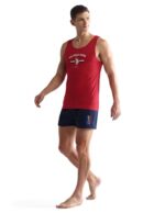 Buy U.S. POLO ASSN. Men's Cotton Solid Regular Fit Fashion Vest (OEV02-PL_Red, Medium - Image 4