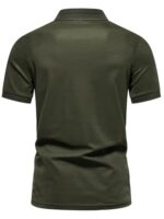 Buy Lymio Polo T Shirt for Men | Men Casual T-Shirt | Polo (POLO-52-Olivegreen-L) - Image 4