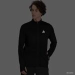 Buy London Hills Polyester Solid Men's Sports Full Sleeve Collared Neck Black Regular Jacket_XL - Image 3
