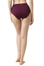 Buy Van Heusen Women Hipster Panty - 100% Super Combed Cotton - Pack of 3 - Anti Bacterial, No Marks Waistband, Wicking_11101_Dark Assorted Solid_M - Image 5