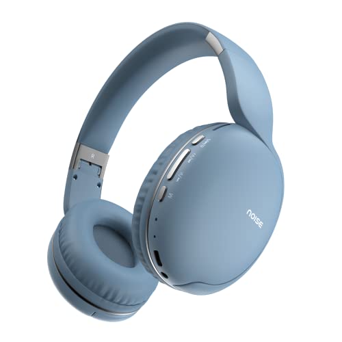 31818K7ii3L.jpg Noise Two Wireless On Ear Headphones with 50 Hours Playtime, Low Latency(up to 40ms), 4 Play Modes, Dual Pairing, BT v5.3 (Serene Blue) : Electronics - Image 1