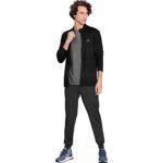 Buy London Hills Polyester Solid Men's Sports Full Sleeve Collared Neck Black Regular Jacket_XL - Image 4