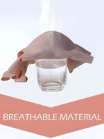 Buy DClub Comfort Revolution Seamless Bra Easy lite Full-Coverage Wireless Everyday Bra with CloudSoft Comfort with Removable Pad. Nude - Image 7