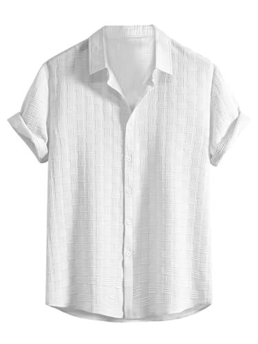 Leriya Fashion Men's Regular Fit Shirt White  : Clothing & Accessories