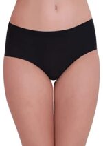 PLUMBURY Women's Other hipsters (Pack of 2) (SEAMLESS HIPSTER PANTY_Black/Beige_M)  : Fashion - Image 2