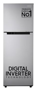 Samsung 236 L, 2 Star, Digital Inverter, Frost Free Double Door Refrigerator (RT28C3032GS/HL, Gray Silver)  : Home & Kitchen