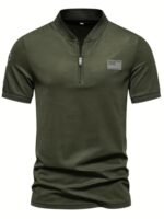 Buy Lymio Polo T Shirt for Men | Men Casual T-Shirt | Polo (POLO-52-Olivegreen-L) - Image 6