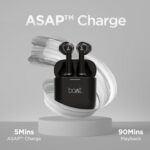 boAt Airdopes 131/8 with 60 Hrs Playback, ASAP Charge Truly Wireless Bluetooth in Ear Earbuds with Mic (Active Black)  : Electronics - Image 3
