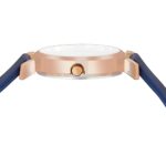 Buy CRESTELLO Blue Silicone Strap Analog Wrist Watch for Women (Blue Dial) | CR-CK137-BLUE - Image 3