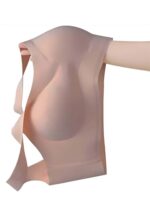 Buy DClub Comfort Revolution Seamless Bra Easy lite Full-Coverage Wireless Everyday Bra with CloudSoft Comfort with Removable Pad. Nude - Image 6