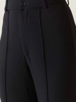 Buy KOTTY Women Solid Polyester Blend Black Trouser (Black,30) - Image 3