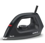 Buy Havells Dry Iron Dazzle 1100 Watts, Iron Press, Greblon Non Sick Soleplate with German Technology, Shock Proof Body, Aerodynamic Design, 360° Swivel Cord, 2 Year Manufacturer Warranty (Black) Online at Low Prices in India - 
