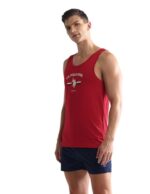 Buy U.S. POLO ASSN. Men's Cotton Solid Regular Fit Fashion Vest (OEV02-PL_Red, Medium - Image 5