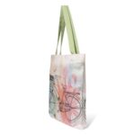 Buy The Purple Tree Cycle Canvas Tote Bag for Women - 1 Pc, Women Tote, Printed Canvas Tote Bag, Printed Tote, Stylish Bags - Image 6