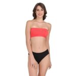 Buy Bhole treader Women’s Cotton Solid Wire-Free Strapless Bandeau Bra – Full Coverage Tube Bra for Daily Comfort Soft Breathable Fabric Perfect for Layering Casual Wear (Coral) - Image 6