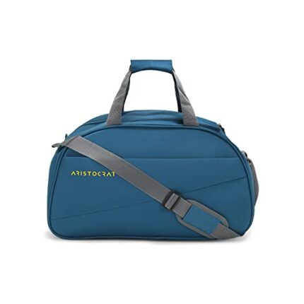 Buy Aristocrat Polyester Rookie Duffle Bag(E) 62 Teal Blue, 30 Cm