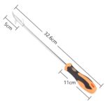 Fapiwen Multipurpose Car Tire Stone Remover Hook, Tire Cleaning Hook, Tyre Stone Picker for Motor Bike Truck Car, Wheel Remover Hook with Solid Rubber Handle  : Car & Motorbike - Image 6