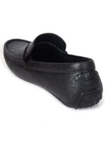 Buy AJANTA Mens Black Loafers FK0077 - Image 4
