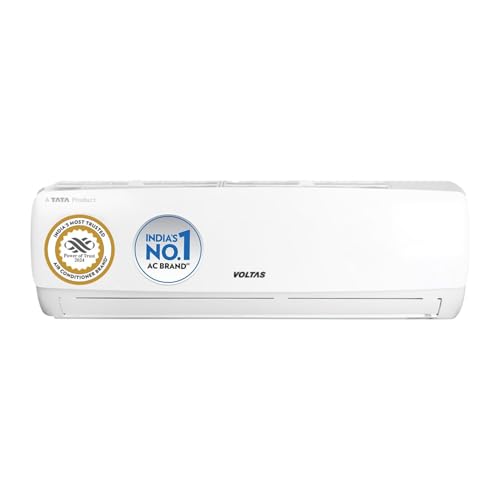 31ektRqV-VL.jpg Voltas 1.5 Ton 3 Star, Fixed Speed Split AC (Copper, LED Display, Anti-dust Filter, 183 Vectra Elegant, White) : Home & Kitchen - Image 1