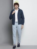Buy The Indian Garage Co Men's Cotton Slim Fit Standard Length Jacket (0621-Oxmjkt01-03_True Blue M) - Image 4