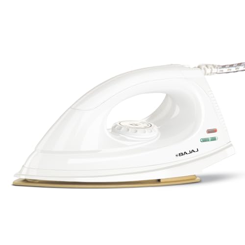 Version 1.0.0 Buy Bajaj DX-7 1000 Watts Dry Iron | Advance Soleplate And Anti-Bacterial German Coating Technology | Light Weight Iron | Thermal Safety Fuse | 360 Degree Swivel Cord | 2-Yrs Warranty 【White】 Online at Low Prices in India - - Image 1