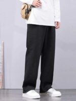 Buy JAAR FASHION Loose Fit Jeans for Men – Oversized Mid Rise Baggy Denim Pants (in, Numeric, 32, Regular, Standard, Black) - Image 4