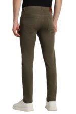 Buy Peter England Men's Tapered Jeans (PJTFASTFI66460_Olive - Image 3