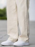 Buy JVX Men Mid Rise Jeans | Looses Fit Denimjeans | Baggyjeans (Njj-04) (Numeric, 36, Cream) - Image 4