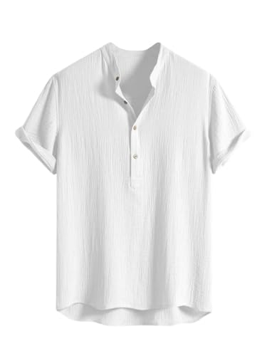 Buy Leriya Fashion Men's Half Sleeve Casual Plain T-Shirt – Stylish & Comfortable (Available in Plus Size and Combo Pack of 2) White