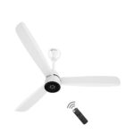 Buy atomberg Renesa Enzel 1200mm BLDC Ceiling Fan with Remote Control | BEE 5 star Rated Energy Efficient Ceiling Fan | High Air Delivery with LED Indicators| 3 Year Warranty (Gloss White) Online at Low Prices in India - 