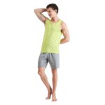 FCUK Men's Regular Fit Fashion Vest (Hackney_Green AOP L)  : Clothing & Accessories - Image 6