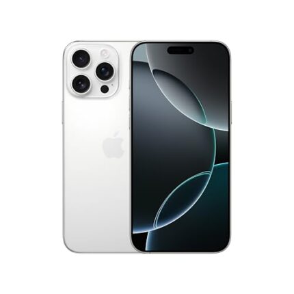iPhone 16 Pro Max 256 GB 5G Mobile Phone with Camera Control, 4K 120 fps Dolby Vision and a Huge Leap in Battery Life. Works with AirPods; White Titanium : : Electronics