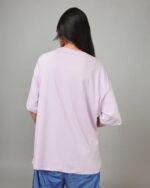 Buy Bewakoof Women's Graphic Printed 100% Cotton T-Shirt - Oversized Fit, Round Neck, Half Sleeves - Image 7