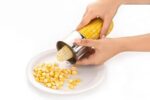 Buy Clazkit Corn Cutter Unbreakable Corn Cob Stripping Kernels Remover Stainless Steel Blades and Hand Protector Mini Circular Shaving Thresher, Kitchen Gadgets Online at Low Prices in India - 