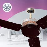 Buy Crompton SUREBREEZE SEA SAPPHIRA 1200 mm Ceiling Fan for Home | BEE Star Rated Energy Efficient Fan | Superior Air Delivery | HighSpeed | 2 Years Warranty | (Lustre Brown), Pack of 1 Online at Low Prices in India -  - Image 2