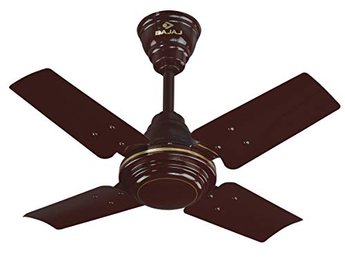 410Dcx8PnL.jpg Bajaj Maxima 600 MM Ceiling Fan | High Speed | Double Ball Bearing | Quick-start High Torque Motor | 2-Yr Warranty 【Brown】 : Car & Motorbike - Image 1
