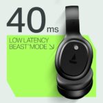 boAt Rockerz 421 (2025 Launch), 40Hrs Battery, Low Latency(40Ms), 40Mm Drivers, Enx Technology, Integrated Controls, V5.4 Bluetooth Headphones, Wireless Over Ear Headphone with Mic (Black Sabre)  : Electronics - Image 5
