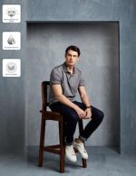 Buy Symbol Premium Men's Cotton Super Soft Classic Polo T-Shirt Regular Fit (Syp-A22-Pl-01_Grey_M) - Image 3