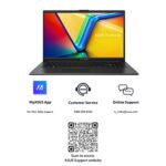 ASUS Vivobook Go 15 (2023), AMD Ryzen 5 7520U, 16GB RAM, 512GB SSD, FHD, 15.6"/39.62cm, Windows 11, MS Office 2021, Mixed Black, 1.63KG, E1504FA-NJ542WS, Alexa Built-in, Thin & Light Laptop  : Electronics - Image 7