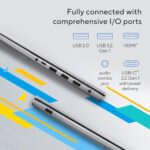 ASUS Vivobook 15, Intel Core i3-1215U, 8GB RAM, 512GB SSD, FHD 169 60Hz 250nits, 15.6"/39.6cm, Windows 11 Home, Office 2021, Cool Silver, 1.7KG, X1504ZA-NJ320WS, Intel UHD Graphics, Backlit Laptop : : Electronics - Image 5