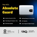 V-Guard iMagno 410 AC Stabilizer for 1.5 ton Inverter AC | Digital Display| Intelligent Time Delay System | Energy Efficient Design | 2 Year Warranty by V-Guard | White (Working Range 170-270 VAC)  : Home & Kitchen - Image 2