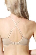 Buy Van Heusen Women T-Shirt Bra - Polyamide Elastane - Plush Back No Slip Strap, Flexi Wire, Padded, Full Coverage, High Stretch_22003_Skin_36D - Image 5