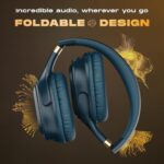 Noise Airwave Max 3 Bluetooth On Ear Headphones with 70H Playtime, 40mm Driver, Low Latency(up to 45ms),Dual Pairing, BT v5.3 (Midnight Blue)  : Electronics - Image 7