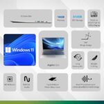 Acer [SmartChoice Aspire Lite AMD Ryzen 5-5625U Processor, 16 GB/512 GB, Full HD, 15.6"/39.62 cm, Windows 11 Home, Steel Gray, 1.59 kg, AL15-41, Metal Body, Thin and Light Laptop  : Electronics - Image 2