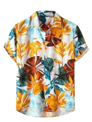 Leriya Fashion Men's Casual Cotton Shirt – Button Down Summer Shirt's for Men | Lightweight Textured Fabric | Perfect for Daily & Weekend Wear (Available in Plus Size and Combo Pack of 2) Multicolour  : Clothing & Accessories
