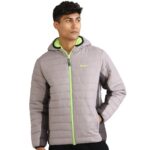 Buy Boldfit Polyester Men's Padded Standard Length Jacket (Bomberjacketl-501_Grey Charcoal)